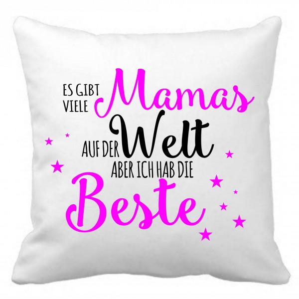 Kuschelkissen mit Spruch "Beste Mama"