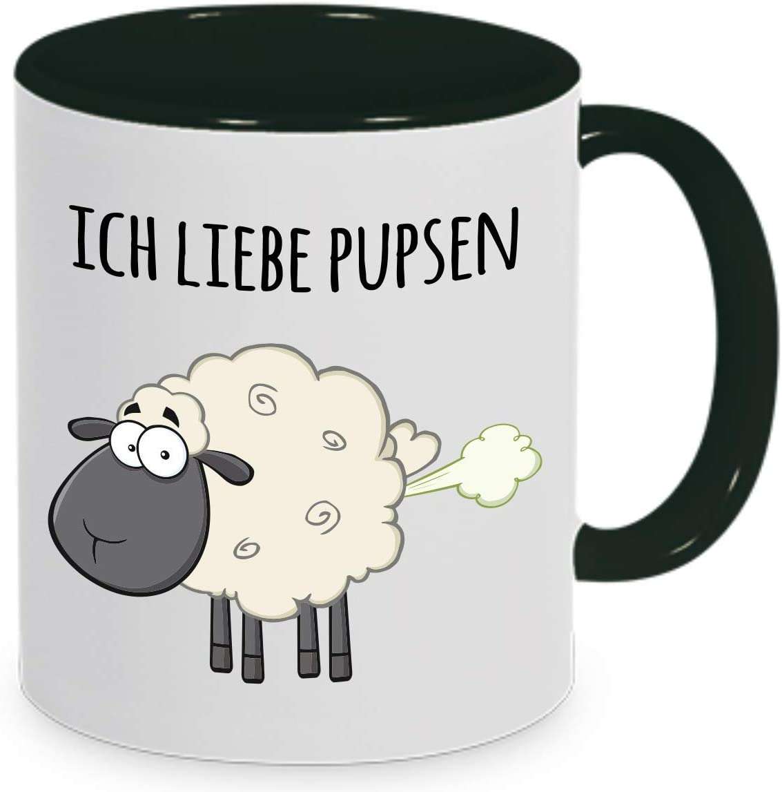 Tasse mit Spruch "Ich liebe Pupsen" Tassenliebe.de