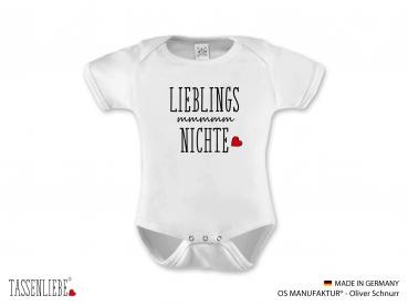 "Lieblings Nichte" Baby Strampler kurz